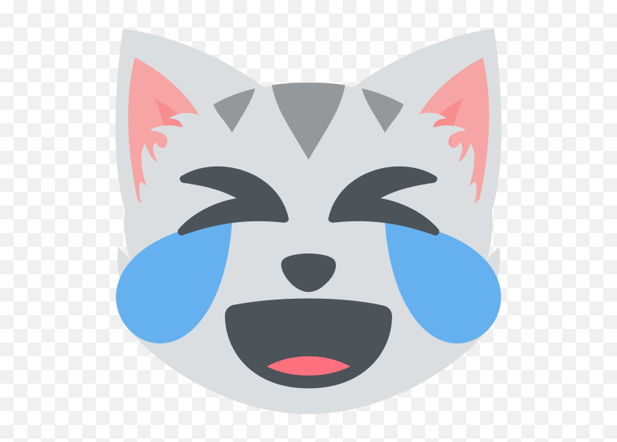 Emojione 1f639 - Cry Laugh Cat Emoji,Laughing Emoji