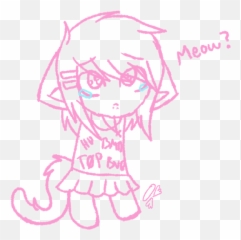 Drawing Transparent Png Image - Sad Neko Emoji,Neko Emoji