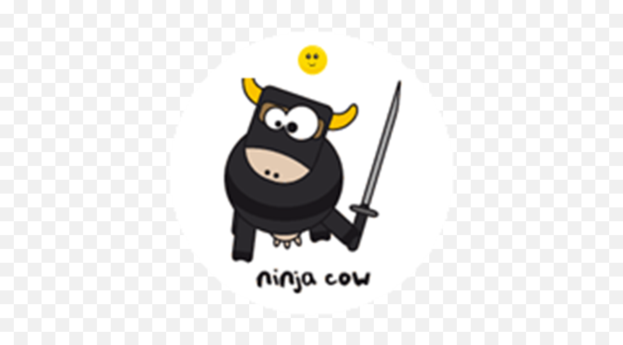 Ninja Cow - Ninja Cow Emoji,Cow Emoticon