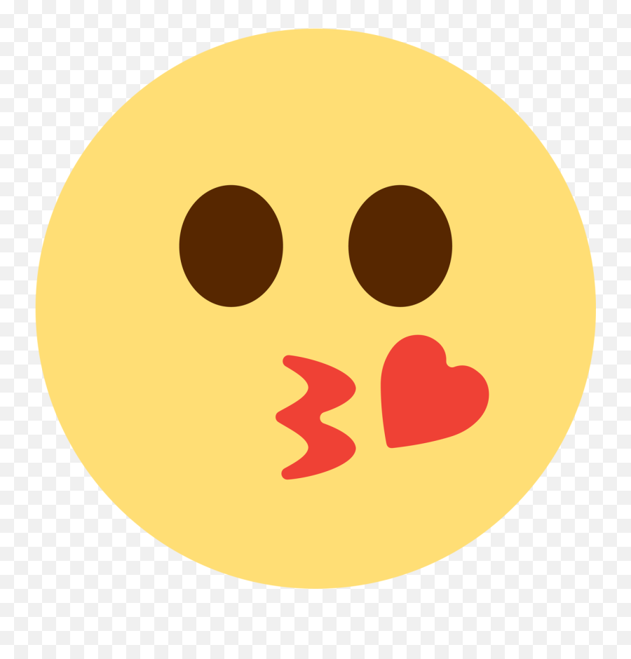 Kiss Emoji Logo - Circle,Kisses Emoji