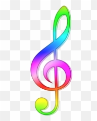 Treble Clef Note Staff - G Clef Notes Colored Emoji,Musical Note Emojis