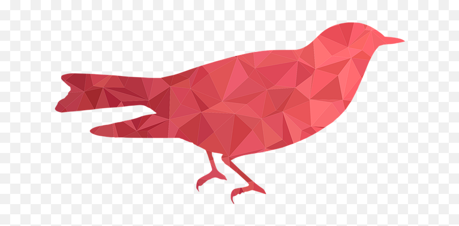 Bird 3d Low Poly - Gambar Burung 3d Emoji,Cardinal Bird Emoji