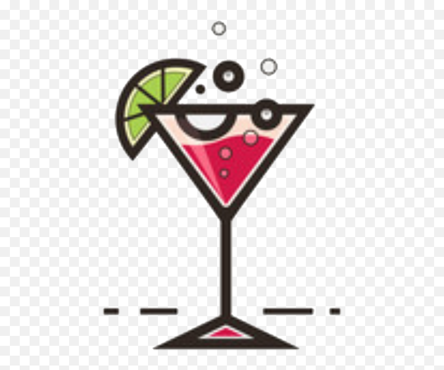 Drink Party Martini Cosmo - Martini Glass Emoji,Martini Party Emoji