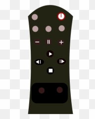 Remote Control Tv Controller Media - Polka Dot Emoji