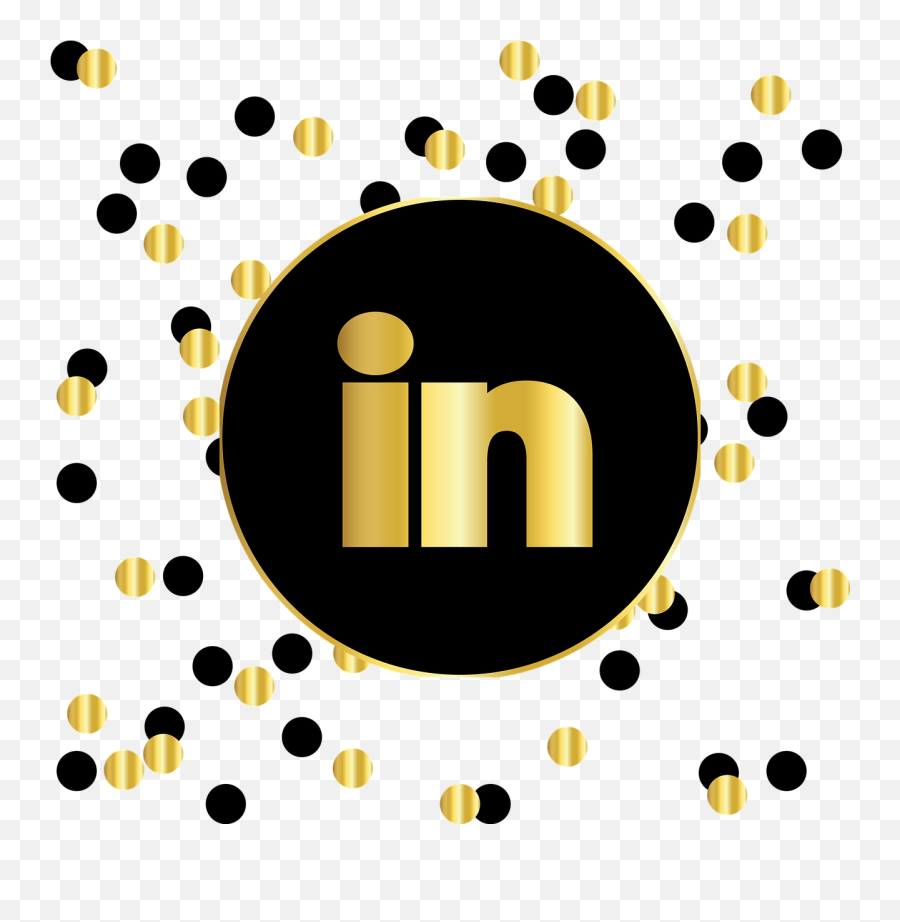 Linkedin Social Media Icons Website - Black And Gold Instagram Icon Emoji,King Emoji Iphone