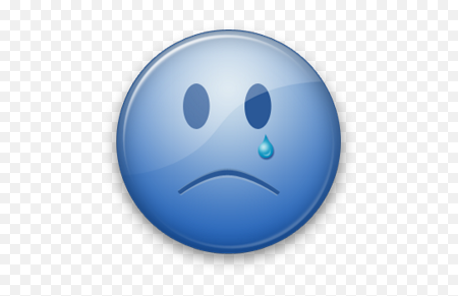 Crybaby - Sad Face Blue Png Emoji,Salty Emoticon