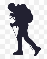 Hiking Clipart Png - Trekking Vector Png Emoji,Hiking Emoji