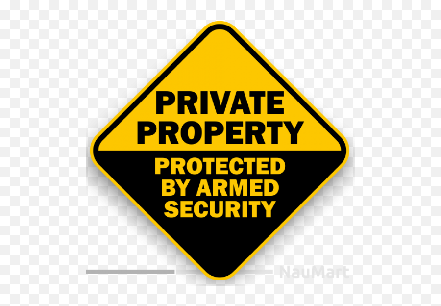 Armed Security - Traffic Sign Emoji,Warning Sign Emoji