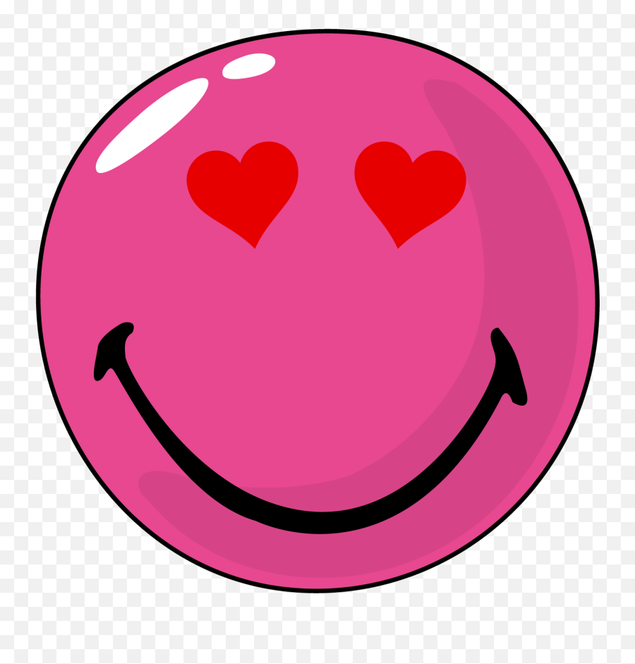 Loved Face Smiley Clipart - Circle Png Download Full Loved Face Emoji,Deadpool Emojis