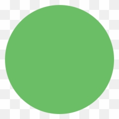Green Circle Transparent Png Clipart - Emoji