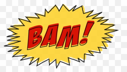Vintage Comic Bam Sound Effect - Effects Png Emoji
