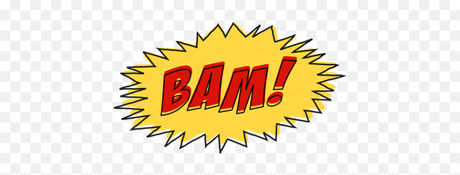 Vintage Comic Bam Sound Effect - Comic Sound Effects Png Emoji,Comic Book Emoji
