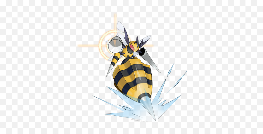 Download Sunmoon - Mega Beedrill Pokemon Mega Beedrill Pikachu Emoji,Mega Man Emoji