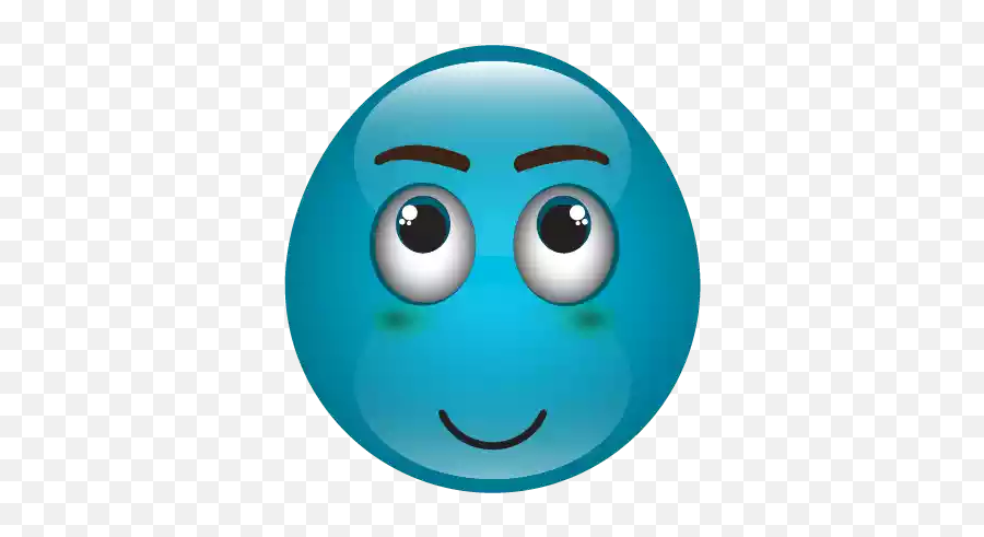 Blue Emoji Png Picture - Smiley,Teal Emoji