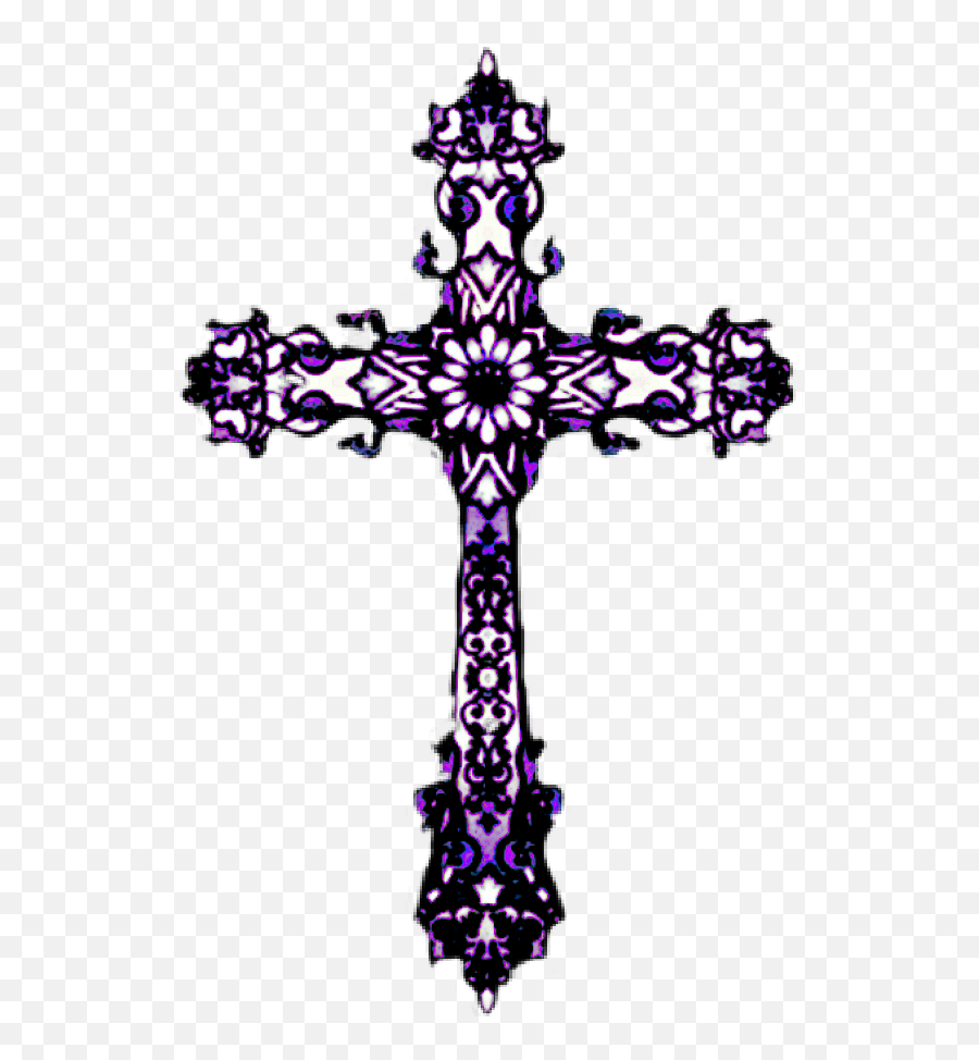 Purple Cross - Free Cross Clip Art Emoji,Purple Cross Emoji