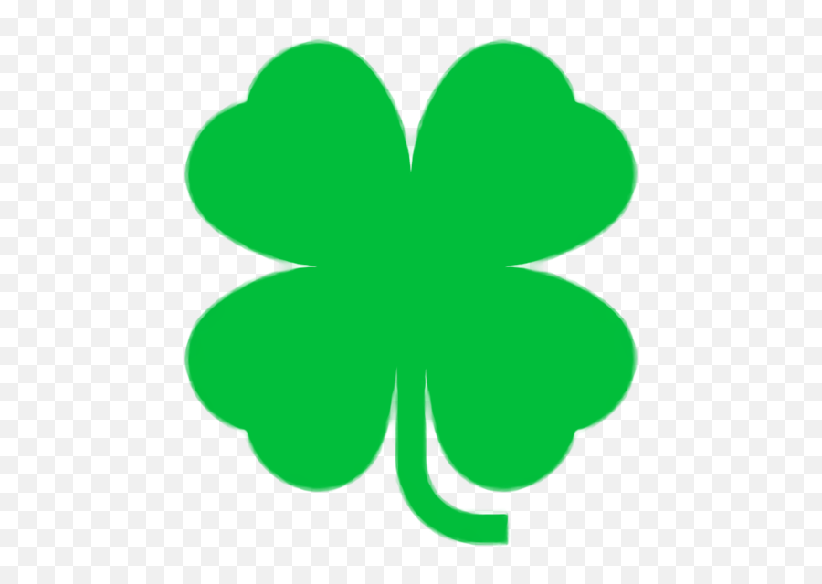 Green Leaf Shamrock For Saint Patrick - Shamrock Emoji,Shamrock Emoji For Facebook