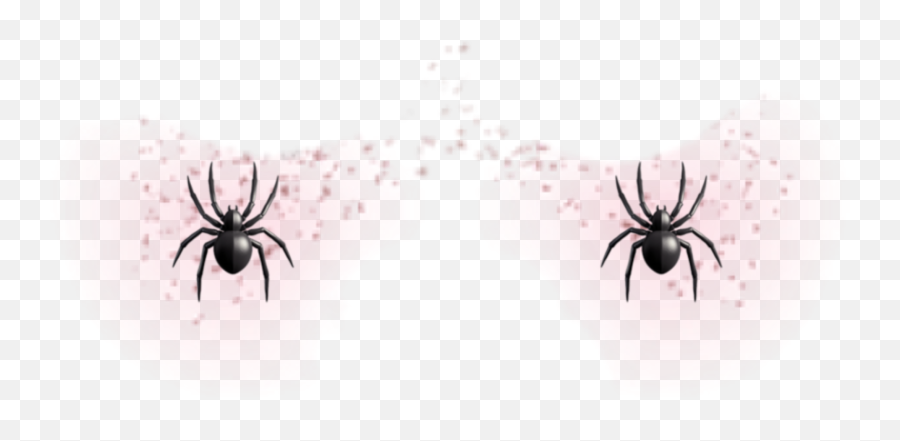 Pastel Pink Black Emoji Spider Sticker - Parasitism,Spider Emoji