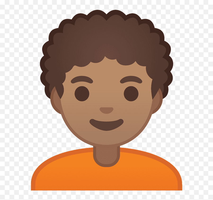 Person Emoji Clipart Free Download Transparent Png Creazilla - Curly Hair Clipart Boy,Person Emoji