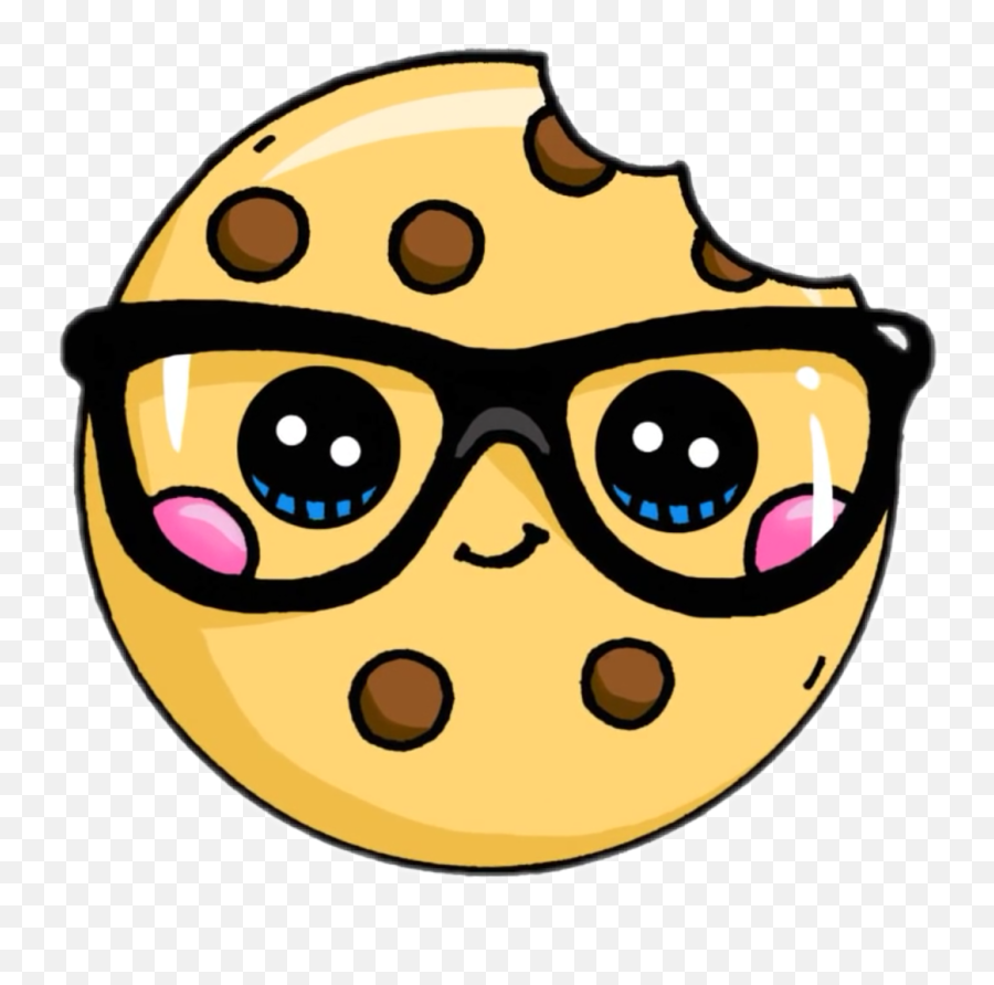The Most Edited - Kawaii Cookie Emoji,Nerdy Emoji