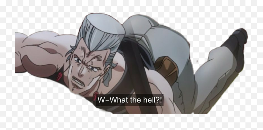 Polnareff Jjba Thicc Dummy Sticker By Kkirayyoshikage - Fictional Character Emoji,Thicc Emoji