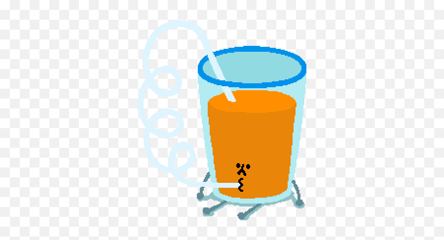 Pin - Orange Juice Cartoon Gif Emoji,Juice Emoji