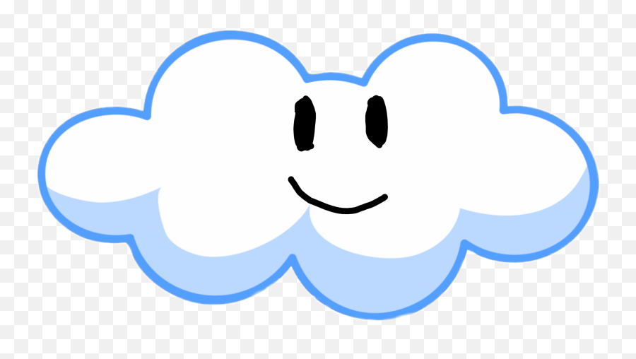 Cloudy Bfb Bfdi Bfdia Idfb Sticker By Edwin - Happy Emoji,Cloudy Emoji