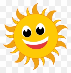 Happy Sun Png Download Free Clip Art - Sun Gif Clip Art Emoji,Smiling Sun Emoji