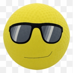 Emoji Playground Ball - Emoji Kickball,Emoji With Glasses