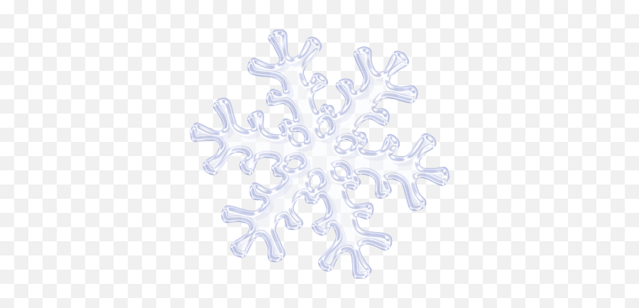 Transparent Simple Snowflake Clipart - Clear Background Snowflake Transparent Emoji,Snowflake Emoji