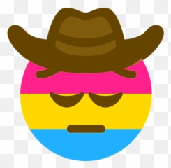 Non Emoji - Gay Pensive Cowboy