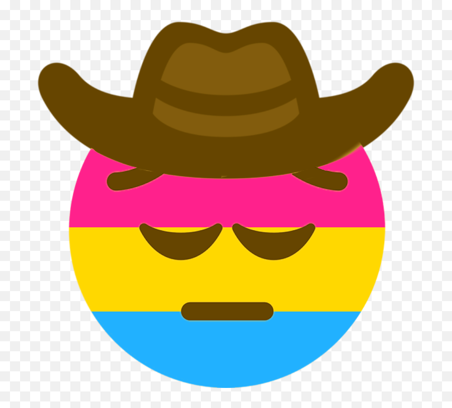 Non Emoji - Gay Pensive Cowboy Emoji,Sombrero Emoji