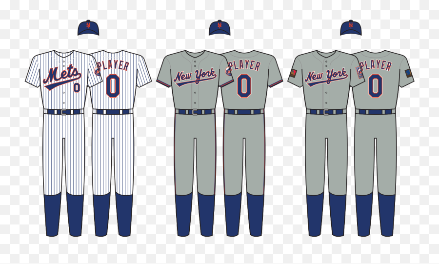 Logos And Uniforms Of The New York Mets - Ny Mets Road Uniform Emoji,Night Clock Flag Tower Emoji