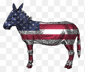 America Democrats Ass - Donkey Transparent Background Emoji