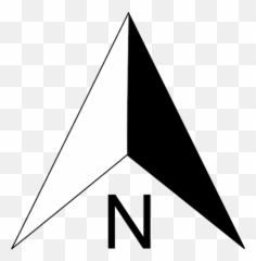 Compass Arrow - North Png Emoji