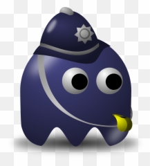 Pacman - Policeman Clipart Emoji