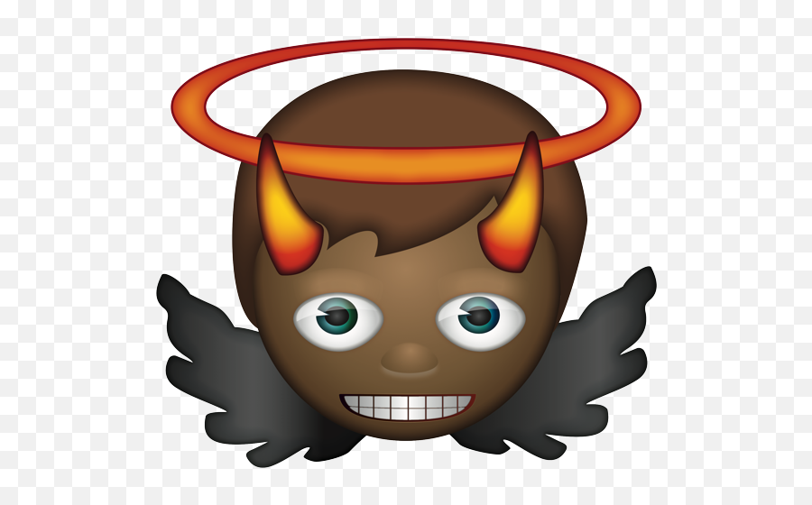 Fallen Angel Boy - Cartoon Emoji,Where's The Angel Emoji