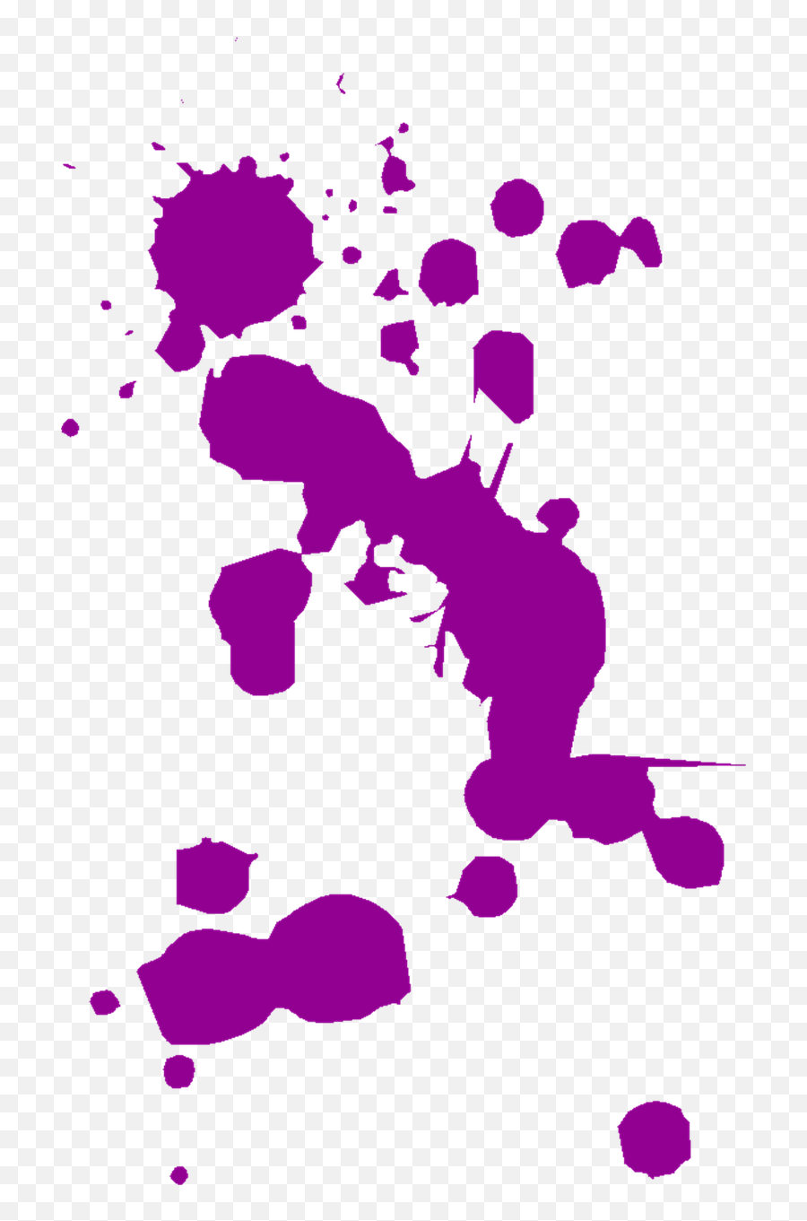 Purple Splash Drops Drop Brush - Real Paint Splat Clipart Emoji,Wet Drops Emoji