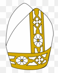 Pope Hat Vector Clipart Image - Art Emoji
