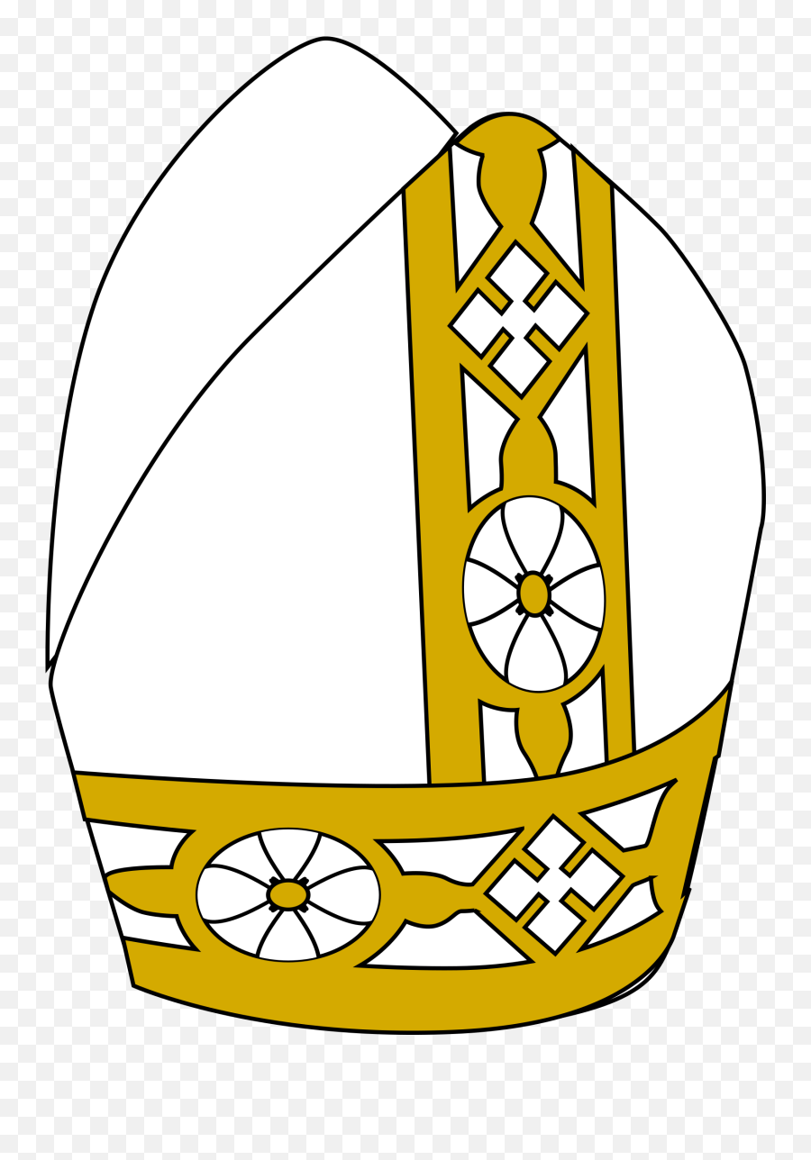 Pope Hat Vector Clipart Image - Pope Hat Clip Art Emoji,Unicorn Emoji Hat