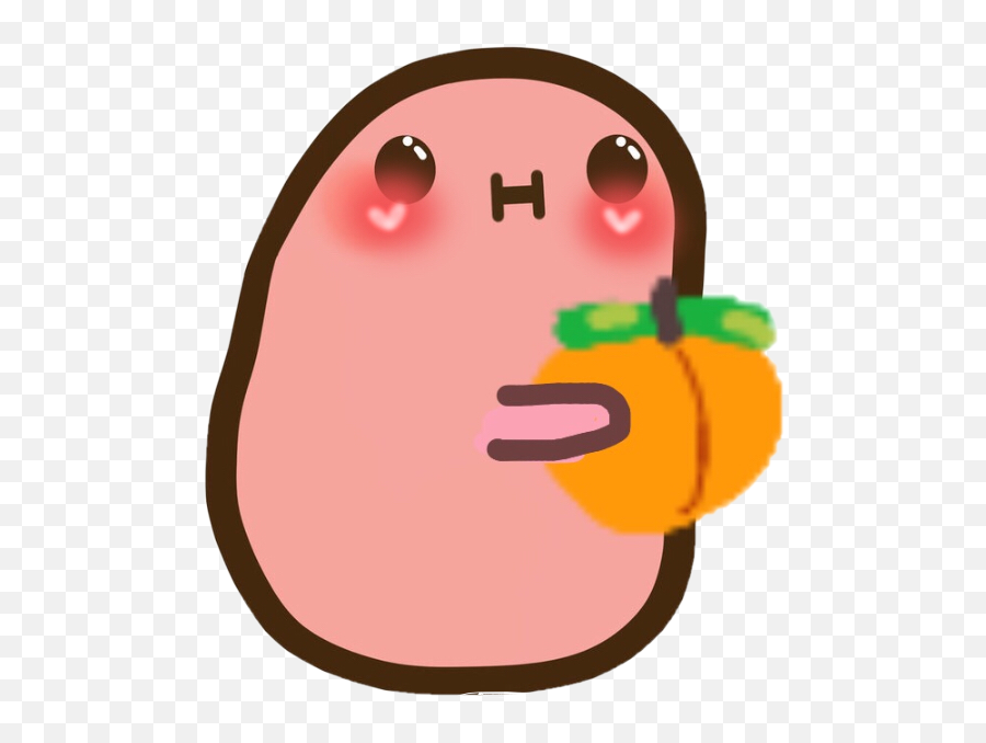 Ma Lil Potato - Transparent Cute Potato Emoji,Emoji Dab On Em