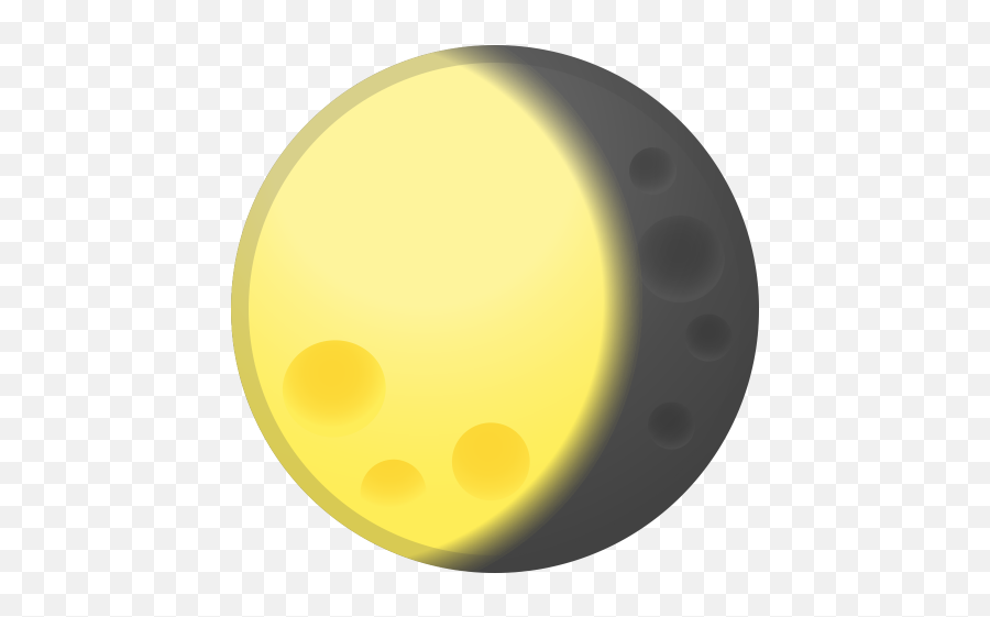 Waning Gibbous Moon Icon - Waning Gibbous Moon Png Emoji,Boat Moon Emoji