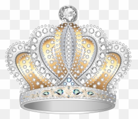 Silver With Peach Crown Vector - Crown Images For Queen Emoji,Crown Diamond Emoji