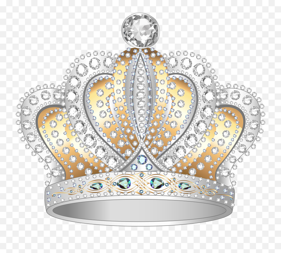 Silver With Peach Crown Vector - Crown Images For Queen Emoji,Crown Diamond Emoji