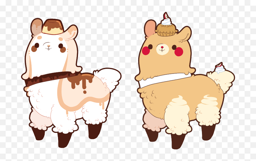 Drawing Transparent Png Clipart Free - Cute Kawaii Llama Drawing Emoji,Alpaca Emoticon