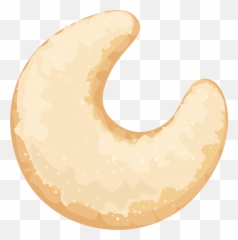 Sweet Moon With Cream Png Clipart Picture - Transparent Emoji