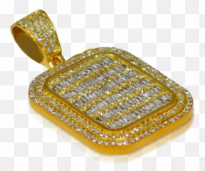 10k Yellow Gold Baguette Star Pendant 150ct With Chain - Locket Emoji,Baguette Emoji