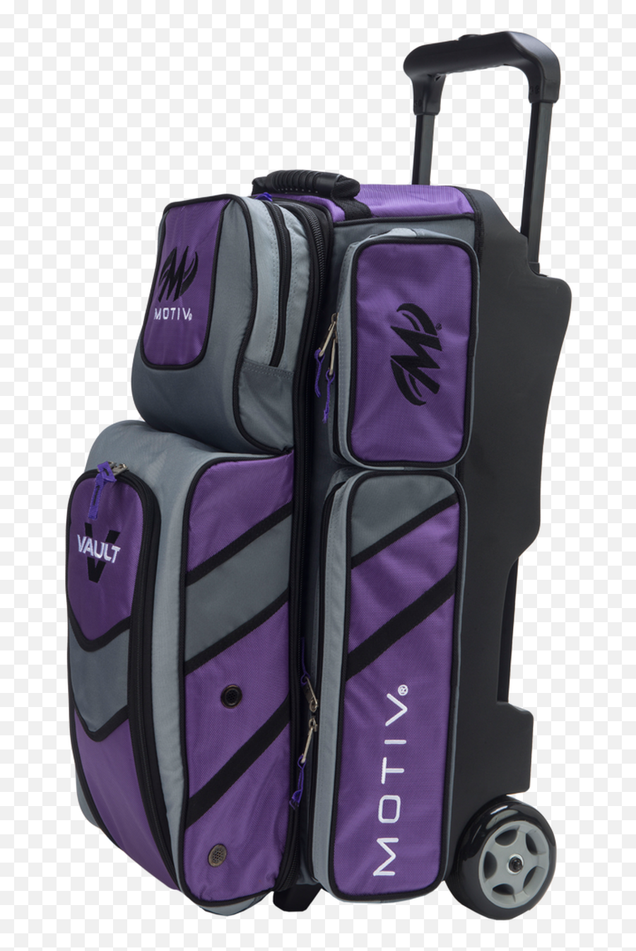 Motiv Vault 3 Ball Roller Bag Purple - Hand Luggage Emoji,Suitcase Emoji