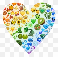 Blue Purple Green Yellow Orange Red - Emoji Background Picsart Rainbow,Instrument Emojis