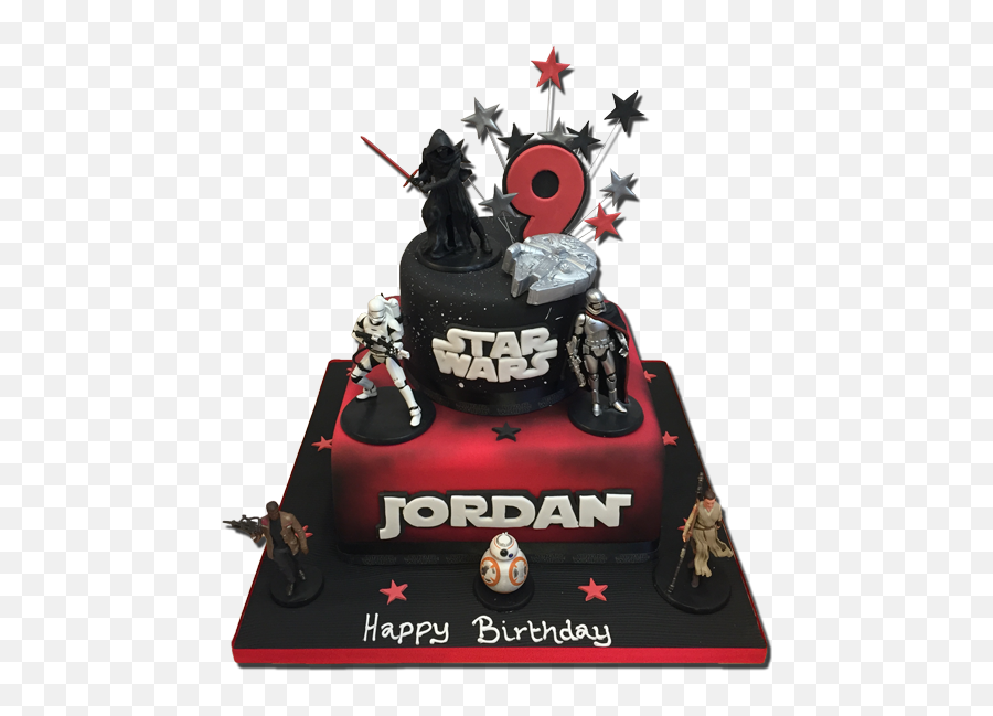 Birthday Cake Emoji - Star Wars The Last Jedi Birthday Cakes Birthday Cakes Star Wars Cake,Cake Emoji Transparent