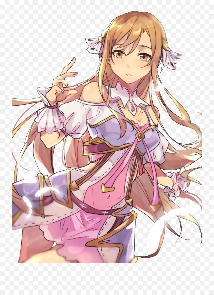 Anime Sticker - Asuna Happy Emoji,Sword Art Online Emojis